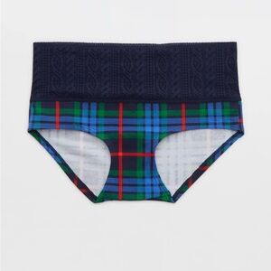 💙 NEW Aerie XS Blue and Green Boybrief Underwear 🎀